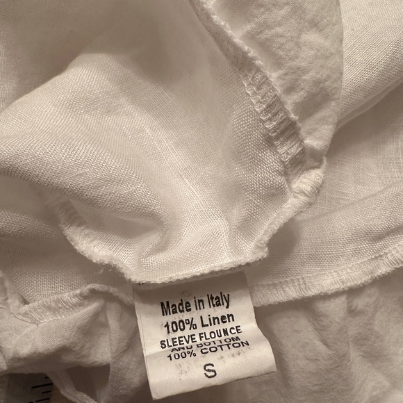 White Off-Shoulder Ruffle Top - Picture 4 of 4